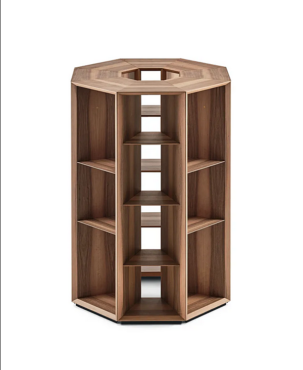 Wandregal aus Walnuss mit Trennfunktion Gallotti&Radice PRISM Fabrik Gallotti & Radice aus Italien. Foto №2