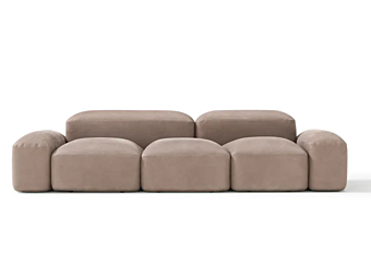 Modularer 3-Sitzer-Sofa aus Stoff Lapis AMURA AM001.060 Modularer 3-Sitzer-Sofa aus Stoff Lapis AMURA AM001.060 Fabrik AMURA aus Italien