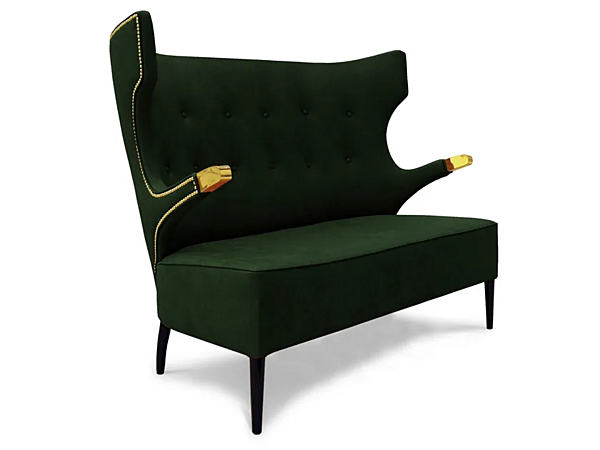 Zweisitzer Ledersofa Sika BRABBU Fabrik BRABBU aus Italien. Foto №3