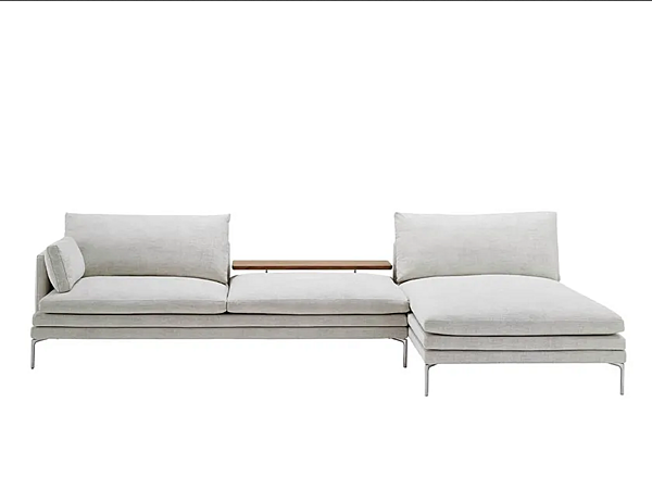 Ledersofa mit weicher Rückenlehne ZANOTTA William 1330 Fabrik ZANOTTA aus Italien. Foto №15