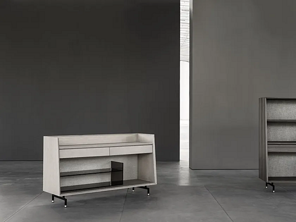 Holzfurnier Sideboard Analog Frigerio Fabrik Frigerio aus Italien. Foto №8