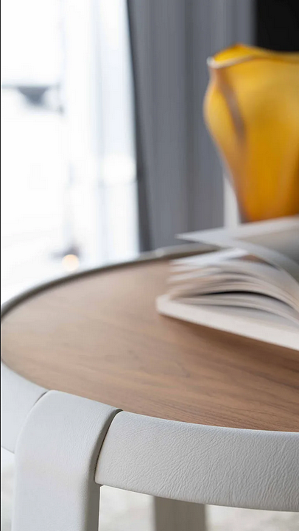 Runder niedriger Couchtisch aus Marmor Capital Collection Omega OME.TB Fabrik Capital Collection aus Italien. Foto №6
