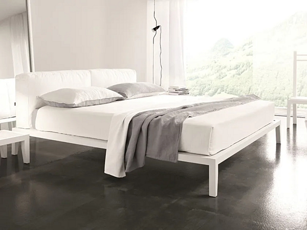 Doppelbett mit gepolstertem Kopfteil Lera Soft Duomo Design Fabrik Duomo Design aus Italien. Foto №1