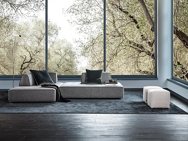 Ecksofa aus Stoff mit modularer Gestaltung Mussi Isola Fabrik MUSSI aus Italien. Foto №4