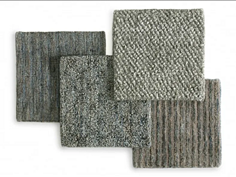 Baumwollteppich Premium-Kollektion Blau-Grün FLEXFORM