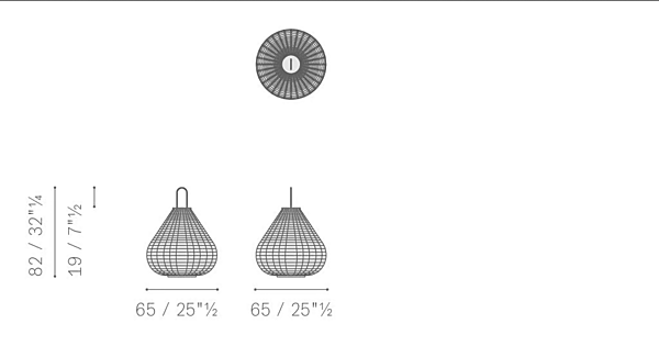 Polypropylen Stehlampe für den Außenbereich POLTRONA FRAU Sparkler Fabrik POLTRONA FRAU aus Italien. Foto №20