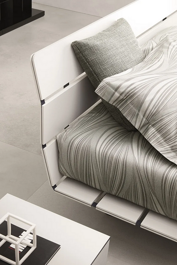 Orientalische Bett mit Rollen Tadao Flou Fabrik Flou aus Italien. Foto №6