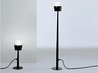 Aluminium Bollard Light Fresnel Oluce 1148 Fabrik Oluce aus Italien