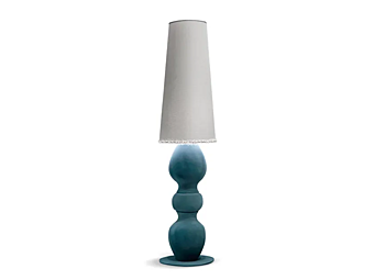 Stehlampe aus Metall mit Stoffschirm CORTEZARI Carmen 1479