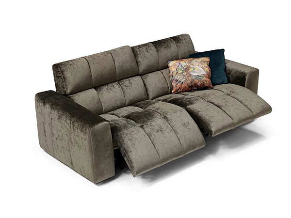 Zweisitzer Relaxsofa mit Fußhocker aus Stoff Marinelli Home Zenit M1384 Fabrik Marinelli Home aus Italien. Foto №2