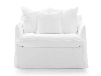 Sesselbett mit abnehmbarem Bezug Ghost 11 Gervasoni Fabrik Gervasoni aus Italien