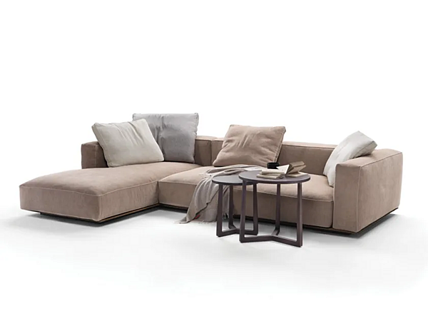 Ecksofa mit Stoffbezug und Chaiselongue FLEXFORM Grandemare Fabrik FLEXFORM aus Italien. Foto №1