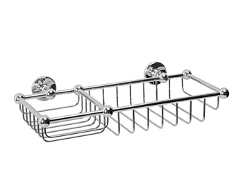 Wandmontierte Seifenschale aus Metall für Dusche Gentry Home Queen Wandmontierte Seifenschale aus Metall für Dusche Gentry Home Queen Fabrik Gentry Home aus Italien