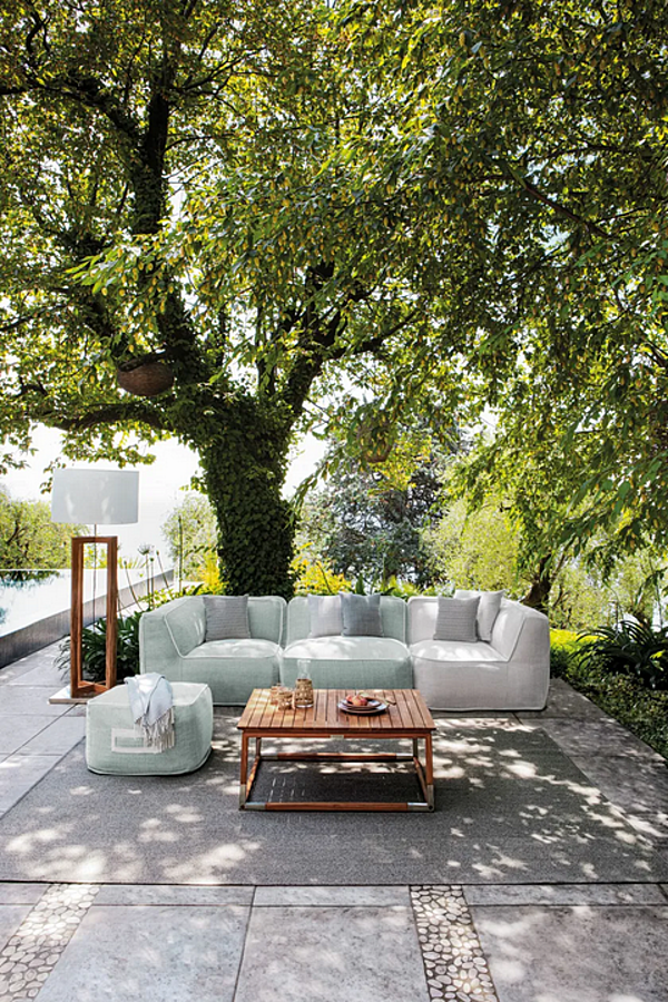 Zweisitzer Gartensofa aus Stoff mit weicher Rückenlehne Atmosphera CX.SF.DV Fabrik ATMOSPHERA aus Italien. Foto №7