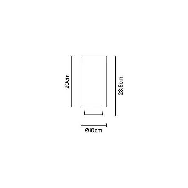 LED-Deckenlampe aus Aluminium Fabbian Claque F43 Fabrik Fabbian aus Italien. Foto №9
