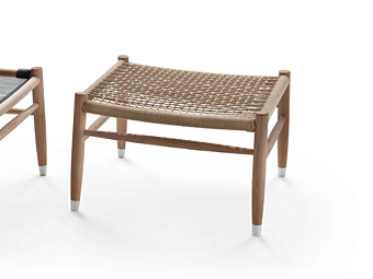 Rechteckiger Outdoor-Hocker aus Stoff FLEXFORM Tessa Outdoor