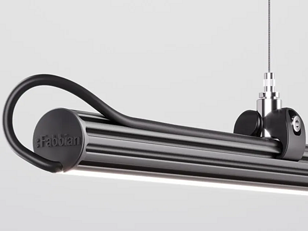 LED Pendelleuchte aus anodisiertem Aluminium Fabbian Freeline F44 Fabrik Fabbian aus Italien. Foto №4