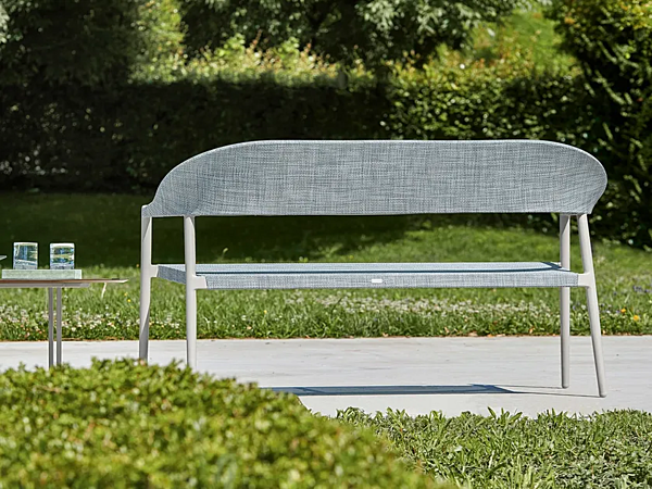 Zweisitzer Gartensofa aus pulverbeschichtetem Aluminium VARASCHIN Clever 229D25, 229D23 Fabrik VARASCHIN aus Italien. Foto №3