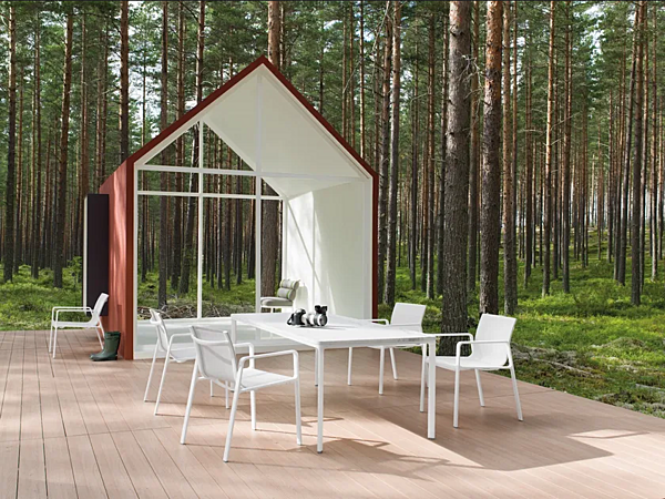 Rechteckiger Gartentisch aus Marmor KETTAL Park Life Fabrik KETTAL aus Italien. Foto №5