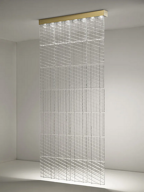 Glas Raumteiler Laminis Fabbian Fabrik Fabbian aus Italien. Foto №18