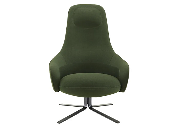 Stoffarmchair mit Armlehnen und 4-Sternfuß LIGNE ROSET MOA 19500105 Fabrik LIGNE ROSET aus Italien. Foto №1