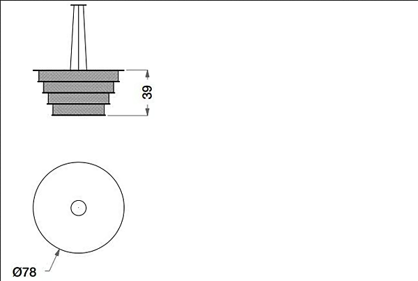 Hängelampe aus Holz und Metall für den Außenbereich CPRN HOMOOD OD1054, OD1055 Fabrik CPRN HOMOOD aus Italien. Foto №3