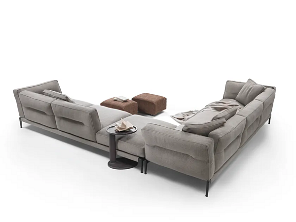 Ecksofa aus Stoff mit weicher Rückenlehne FLEXFORM ADDA Fabrik FLEXFORM aus Italien. Foto №3