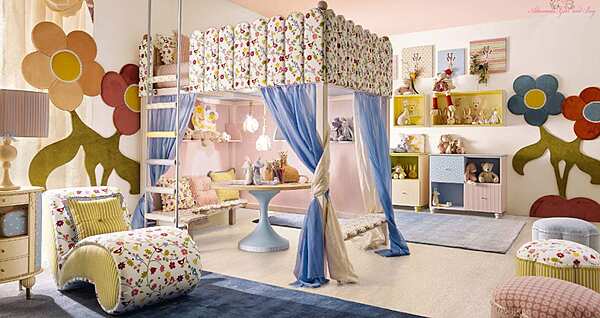 Bett ALTA MODA HAPPY CASTLE 01/2 W Fabrik ALTA MODA aus Italien. Foto №2