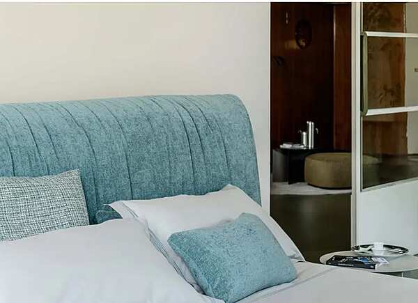 Doppelbett mit abnehmbarem Bezug Layla Flou Fabrik Flou aus Italien. Foto №2