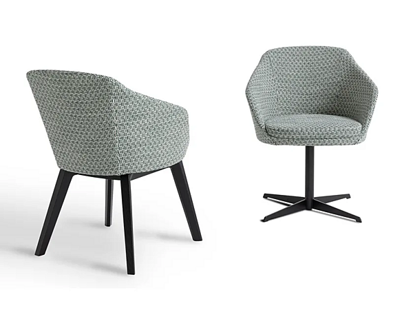 Stoffstuhl mit Armlehnen Cappellini Marfa Fabrik Cappellini aus Italien. Foto №8
