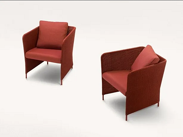Gartenarmchair aus Stoff mit Armlehnen PAOLA LENTI Teatime B56A Fabrik PAOLA LENTI aus Italien. Foto №1