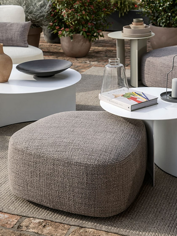 Pouf mit abnehmbarem Bezug Pierre Flou Fabrik Flou aus Italien. Foto №3