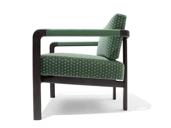 Stoffstuhl mit Armlehnen GIORGETTI Montgomery 71010 Fabrik GIORGETTI aus Italien. Foto №1
