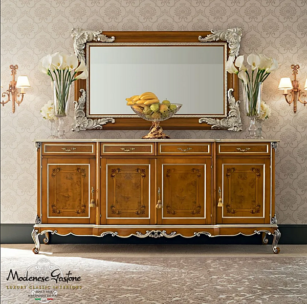 Massivholz Sideboard mit Türen Modenese Luxury Interiors 12104 Fabrik MODENESE GASTONE aus Italien. Foto №2