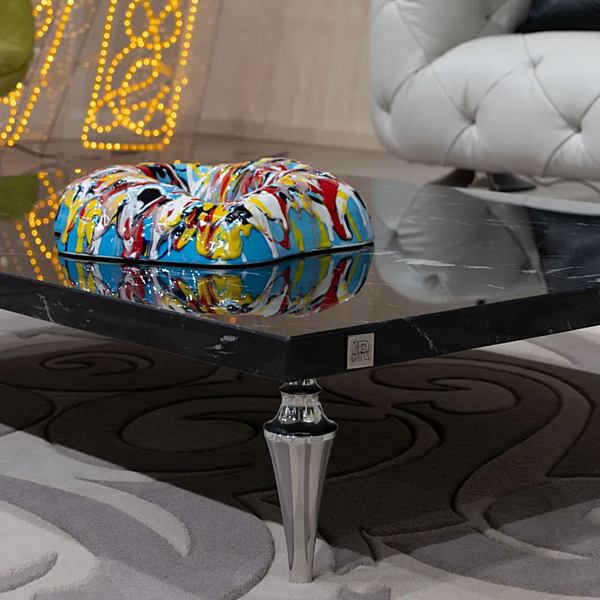 Rechteckiger niedriger Couchtisch aus Marmor FORMITALIA JR OVER Fabrik FORMITALIA aus Italien. Foto №2