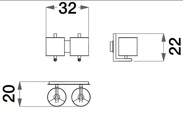 Wandleuchte aus Metall Sesto Senso CPRN HOMOOD S587 Fabrik CPRN HOMOOD aus Italien. Foto №2