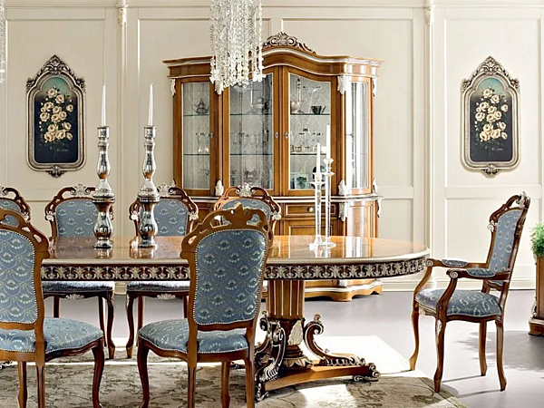 Hochschrank mit Türen und Schubladen aus Holz Modenese Luxury Interiors 13102 Fabrik MODENESE GASTONE aus Italien. Foto №4