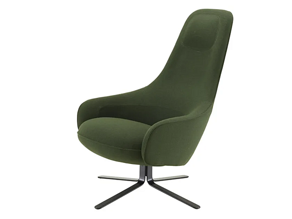 Stoffarmchair mit Armlehnen und 4-Sternfuß LIGNE ROSET MOA 19500105 Fabrik LIGNE ROSET aus Italien. Foto №2