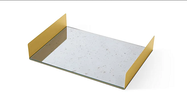 Rechteckiges Kristalltablett gefaltet Gallotti&Radice Fabrik Gallotti & Radice aus Italien. Foto №3