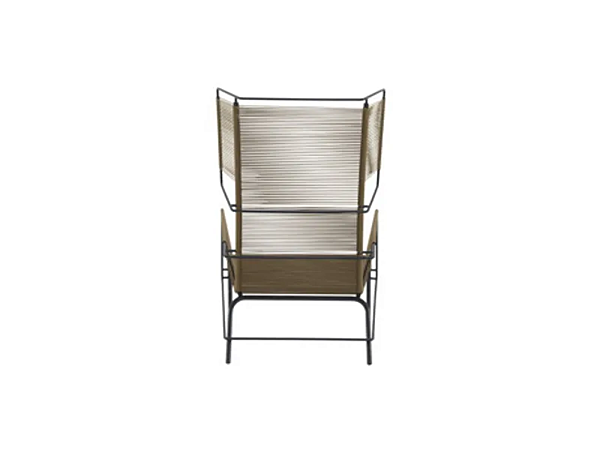 Gartenarmchair mit Fußstütze aus Aluminium LIGNE ROSET Fifty Fabrik LIGNE ROSET aus Italien. Foto №11