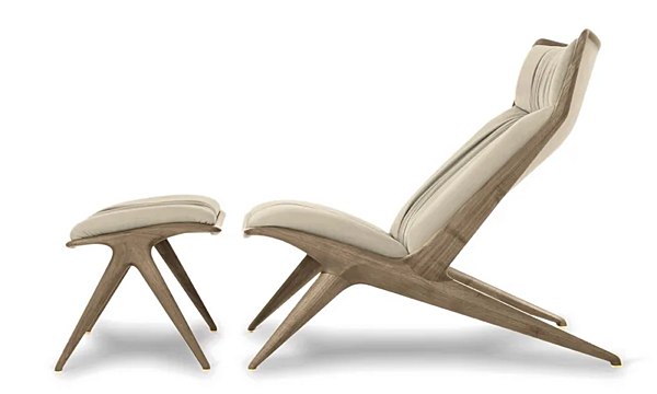 Solid Wood Lounge Chair AURORA By OPERA CONTEMPORARY Fabrik OPERA CONTEMPORARY aus Italien. Foto №2