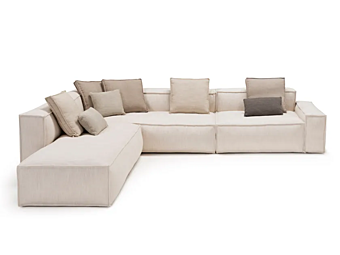 Ecksofa mit Stoffbezug und modularer Bauweise AMURA Davis AM004.338+052+012 Ecksofa mit Stoffbezug und modularer Bauweise AMURA Davis AM004.338+052+012 Fabrik AMURA aus Italien