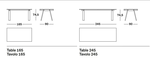 Rechteckiger Tisch aus Holz Ambrosiano ZANOTTA 2322 Fabrik ZANOTTA aus Italien. Foto №12