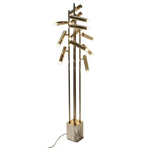 Stehlampe aus Messing Cypres BRABBU Fabrik BRABBU aus Italien. Foto №2