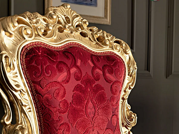 Polsterstuhl mit Armlehnen Modenese Luxury Interiors 11508 Fabrik MODENESE GASTONE aus Italien. Foto №2