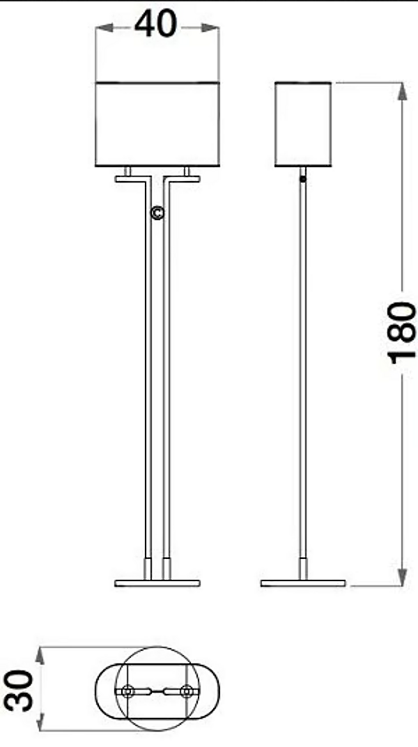 Stehlampe aus Metall Sesto Senso CPRN HOMOOD S589 Fabrik CPRN HOMOOD aus Italien. Foto №2