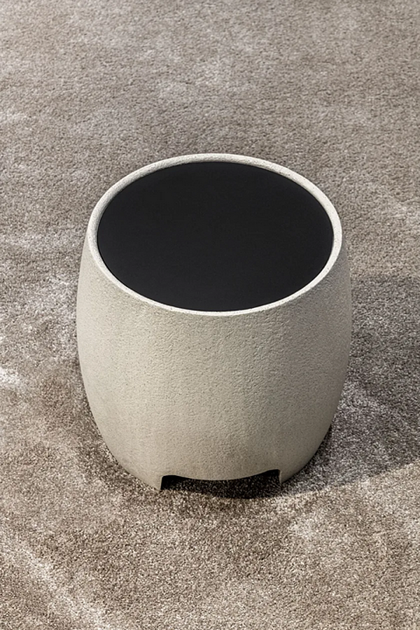 Runder Couchtisch aus Zement und Glas MisuraEmme Boston Fabrik MisuraEmme aus Italien. Foto №4