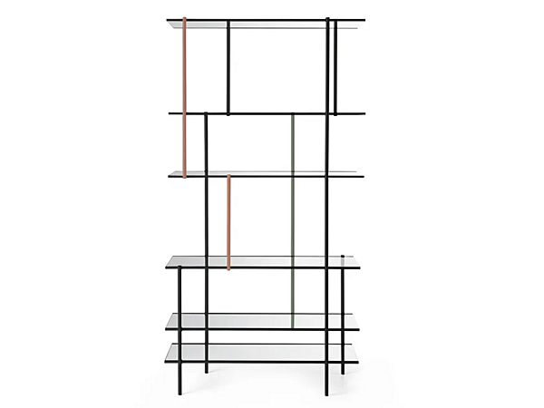 Modulares Bücherregal aus Aluminium Drizzle Gallotti&Radice Fabrik Gallotti & Radice aus Italien. Foto №1