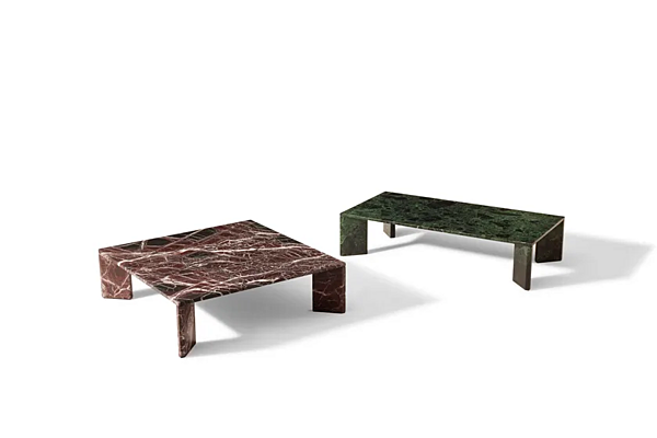 Rechteckiger Couchtisch aus Marmor CASSINA Ordinal Fabrik CASSINA aus Italien. Foto №2