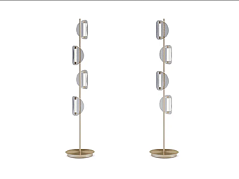 LED Stehlampe aus Glas Manta Paolo Castelli Fabrik Paolo Castelli aus Italien
